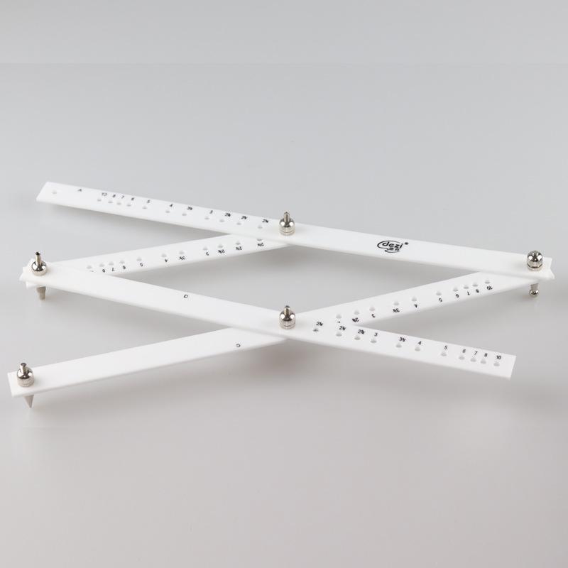 German Brand 10x Magnifying Ruler for Drafting, Drawing, and Engineering Design