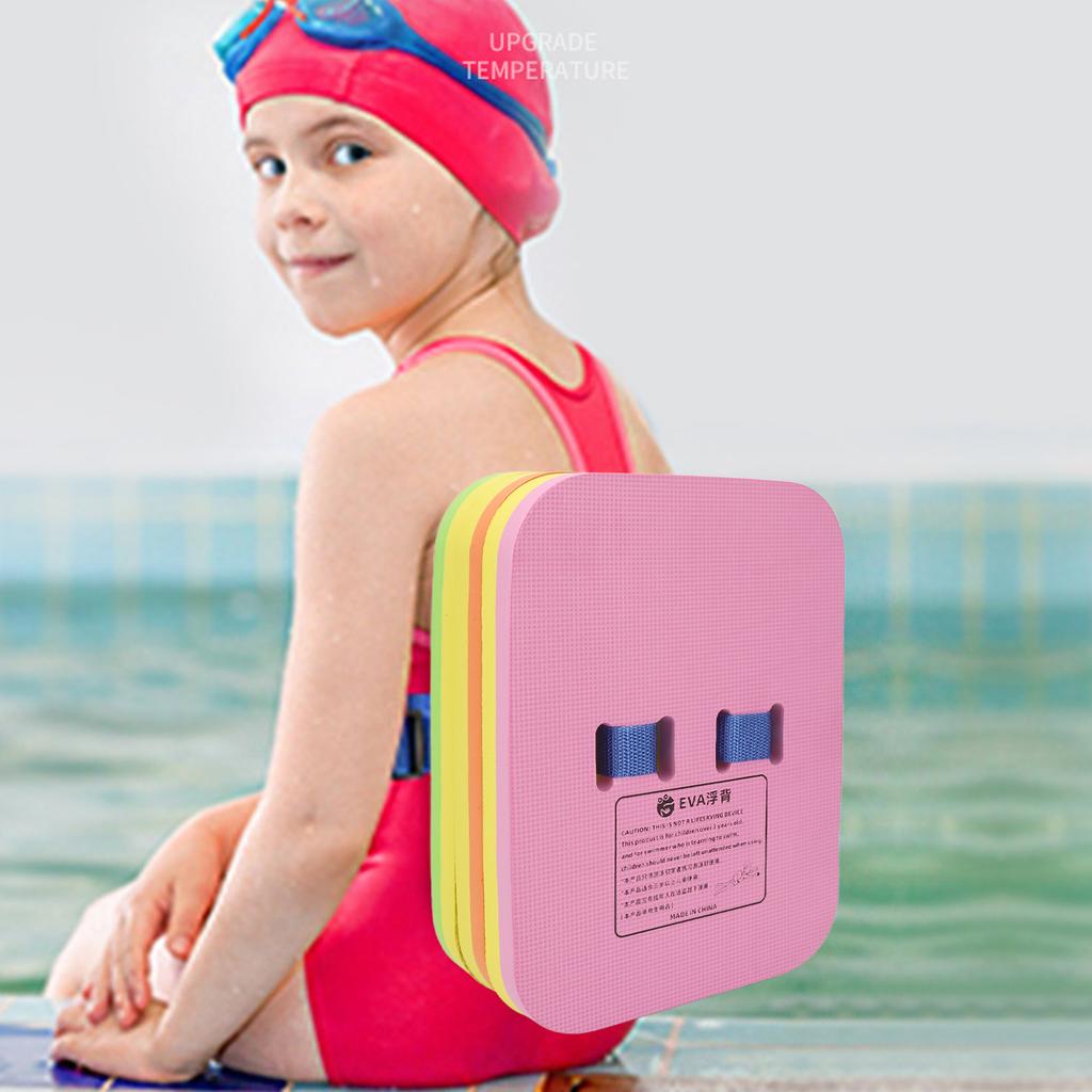 Swimming Back Float with Adjustable Belt Swim Training Assistant Float Board for Kids and Adult