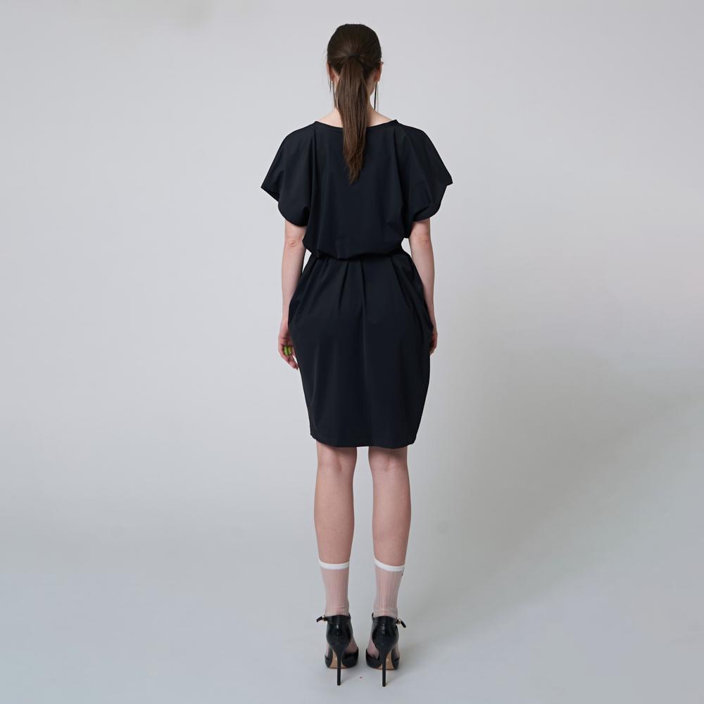 ATHPLATFORM Aw41Op01 Cozy Belted Dress_Black