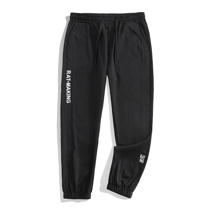 Men's summer new loose trend large size plus fat pants versatile casual sports men's leggings and trousers