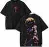 2026 Hot Sale Hunter X Hunter Washed T-shirt Anime Lover Harajuku New Model Oversized Vintage Loose Classic Unisex Streetwear Couples Classic