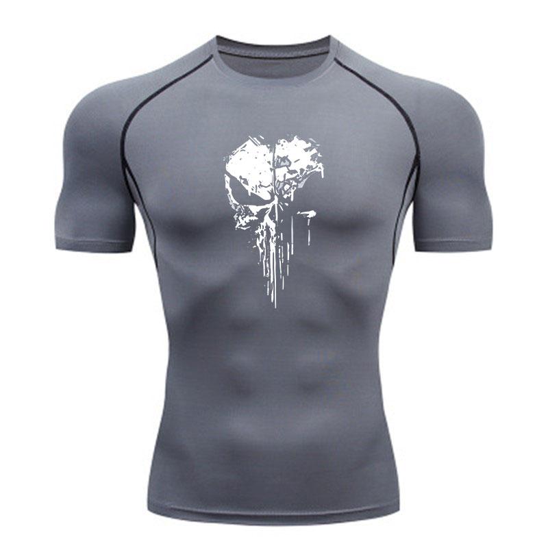Men's Compression Workout T-Shirt Quick Dry Breathable Athle