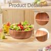 Bowl for Cereal and Rice with Wooden Design Food Storage