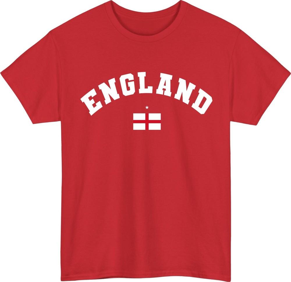England Flag Football Sport TShirt Football Fan Match Day Sports Unisex Tee S