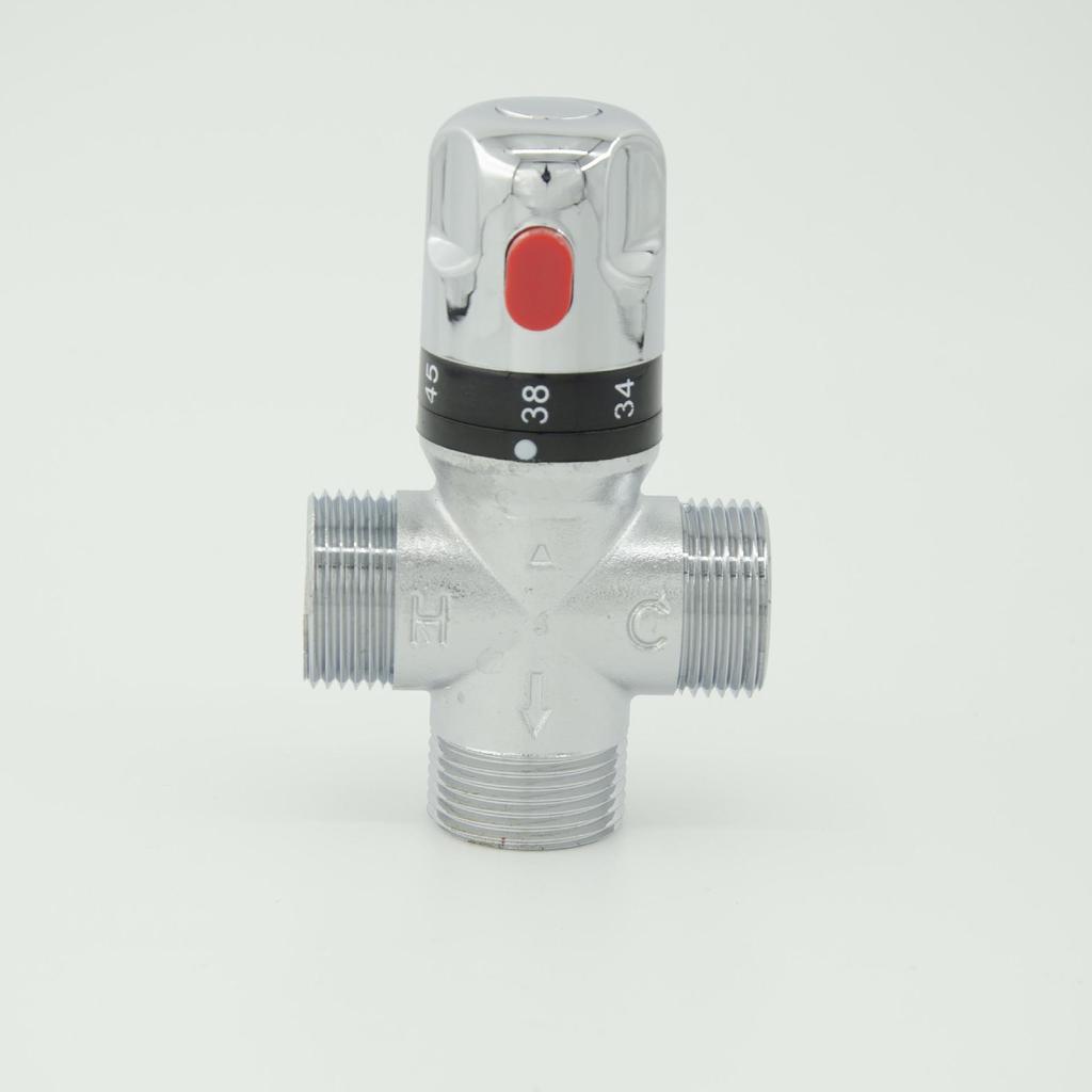 Thermostatic Solar Water Heater Valve: Cold/Hot Shower Mixer & Faucet