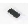 4.8cm Headset Intercom Microphone Windscreen, Microphone Sponge, 12mm Inner Diameter, Set of 5, Black