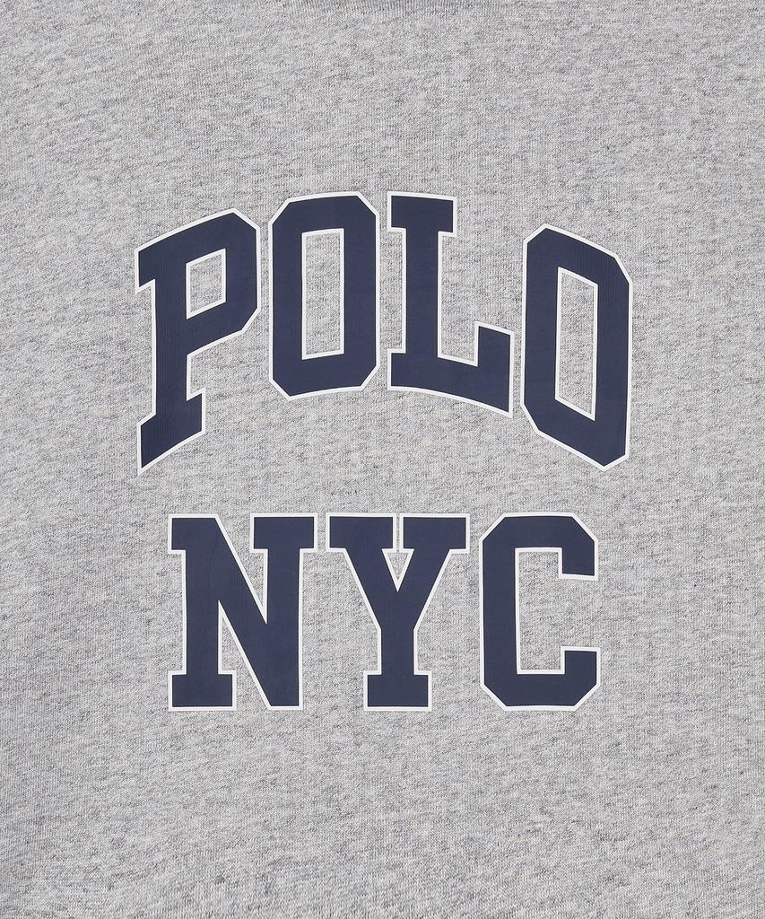 Fleece Graphic Hoodie - Grey
