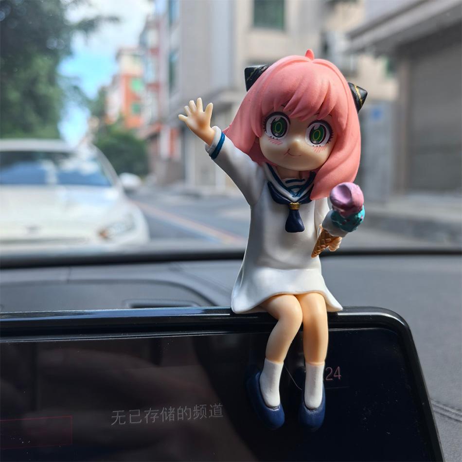 Anime Peripheral Spy Family Statue Anya Cosplay Figure 2d Double-Ended Interchangea Model Desktop Decoration Birthday Gifts