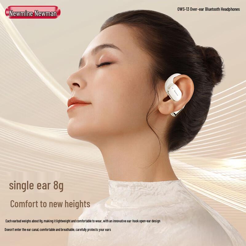 Newmine OWS-13 Open-Ear Bone Conduction Bluetooth Headphones