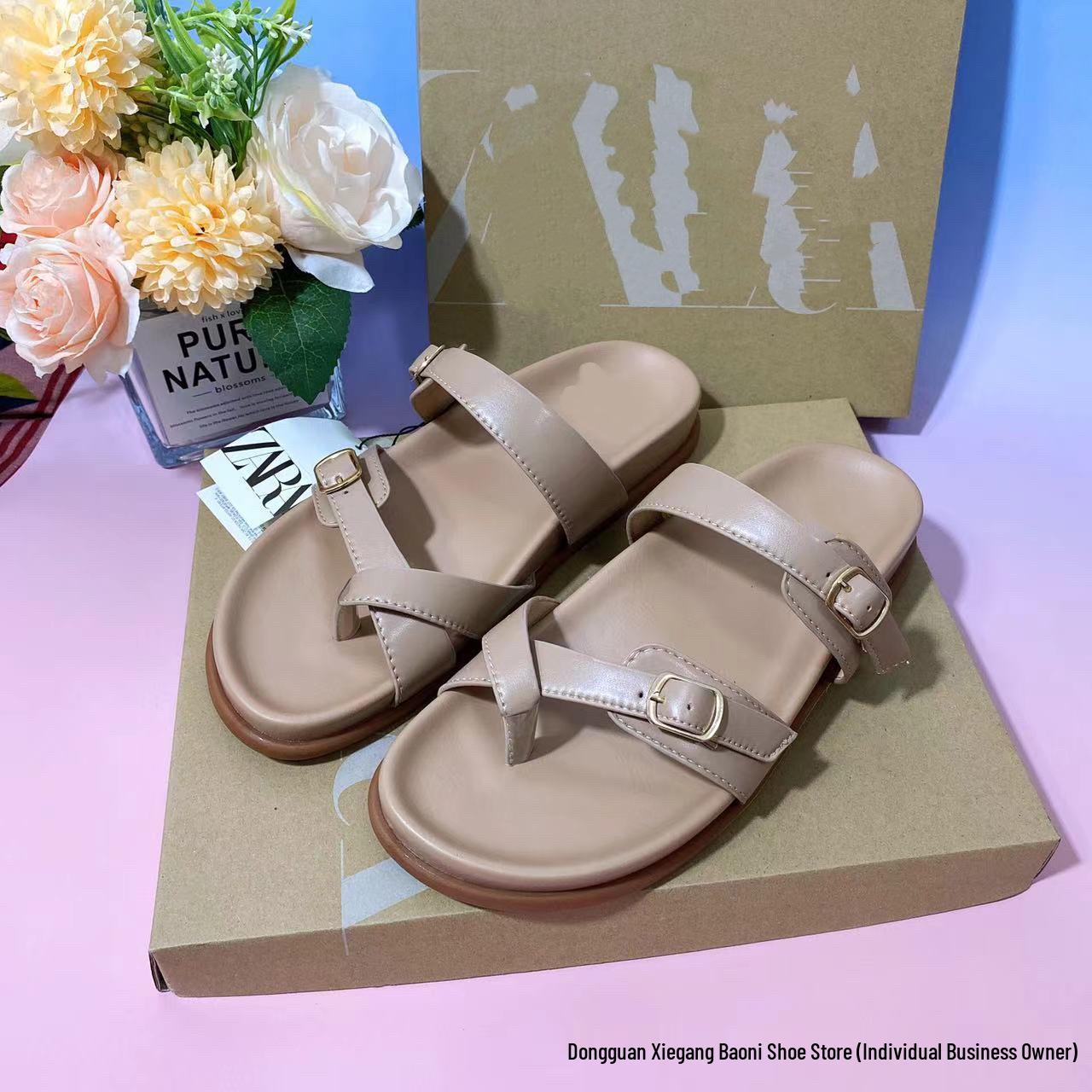 ВеснаЛето 2025 Нескользящие Дышащие Плоские Сандалии - Универсальная Удобная Женская Обувь в Африканском Стиле 40 2950₽