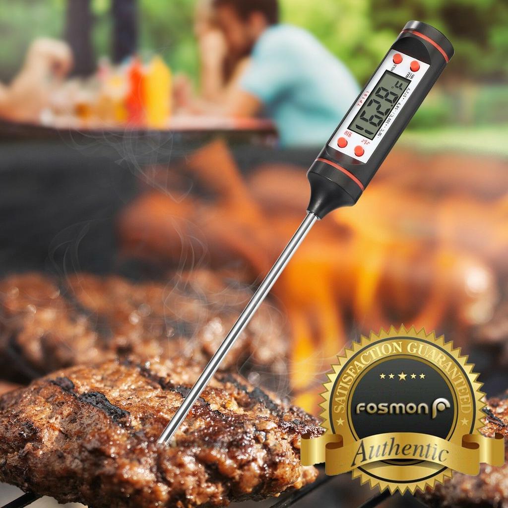 Instant Read Digital Meat Thermometer Probe for Cooking BBQ Grill Smoker Food US