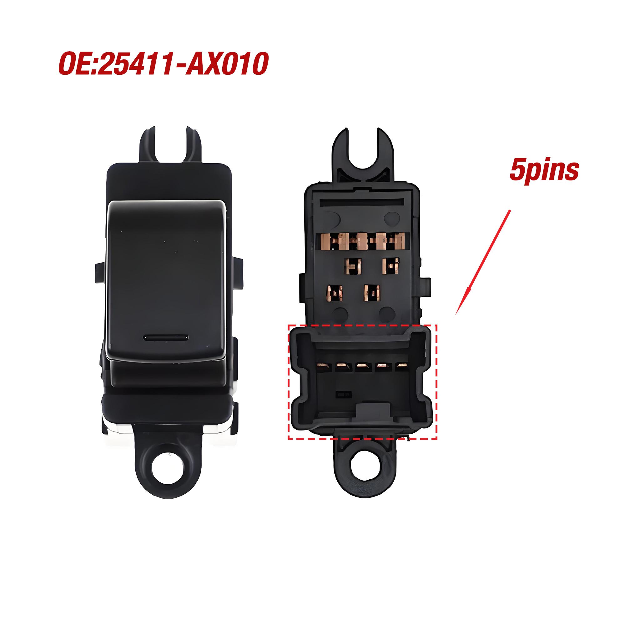 

25401-1JY0A 25401-EL30A For Infiniti QX4 Nissan Tiida Rogue Pathfinder,Front Left Driver Power Window Master Control Switch Passenger Button