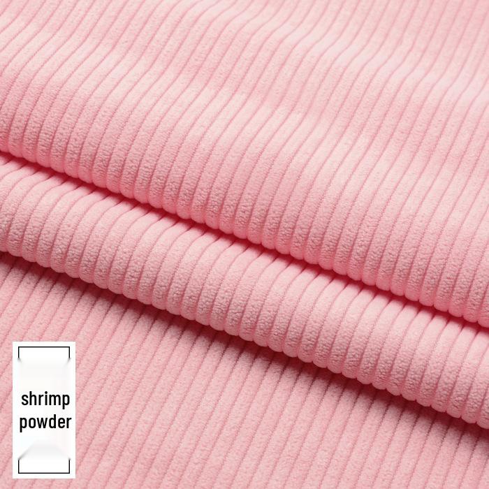 Solid Color Corduroy Velvet Ribbed Fabric for Clothing and Sofa Covers