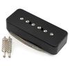 Musiclily Pro Alnico 5 P90 Soap Bar Single Coil Neck Pickup for Electric Black P90-BLA Pickup, Guitar,