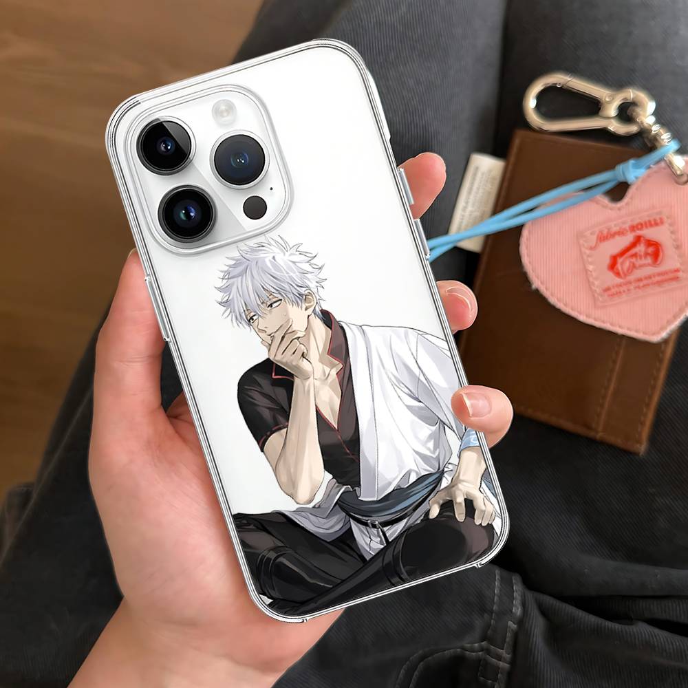 Phone Case For Samsung S26 S25 S24 S23 S22 S21 S20 FE Note20 Note10 Plus Ultra Lite Edge Amine G-Gintama 5G Clear Soft TPU Cover