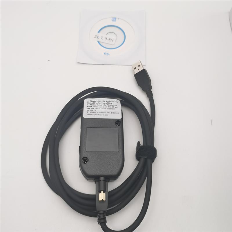 A03E-Newest VCDS 24.7 VAG Scanner Tool Cable OBD2 Diagnostic HEX V2 Wesheu VCDS VAG COM For SKODA VW Car