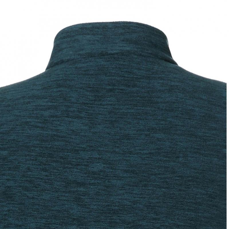  MounTia  Women S Fleece Polar Half Zip T ShirT Dark Green