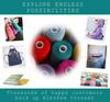 42/24 spolar/set, 402 högkvalitativa flerfärgade polyestertrådar 1000 yards/spole, DIY quiltning, handarbete och hushållssymaskin