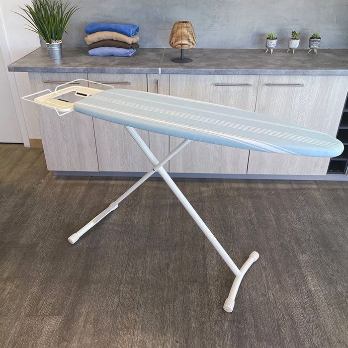 Table à repasser BERMUDE Bleu Acier 124x40cm