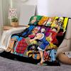 1pc One Piece Adventure Soft Throw Blanket Flannel All Season Light Weight Living Room/Bedroom Warm Blanket. M7270128