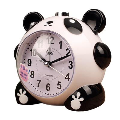 Tier Stille Nachtlicht Wecker Klingender Wecker Panda Frosch Eule Zeigeruhr Raumdeko Geschenke für Kinder