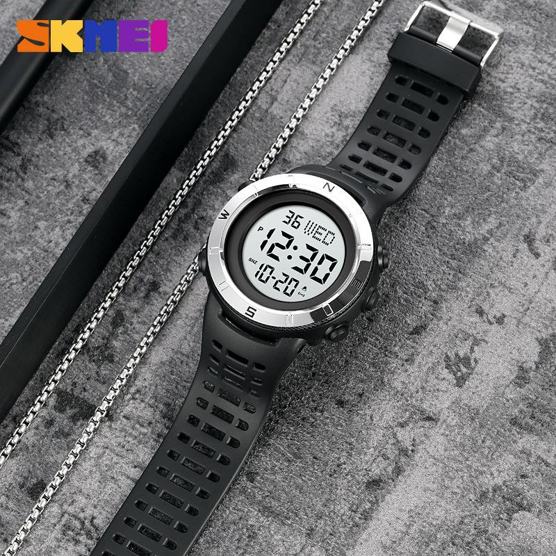 Multifunctional Outdoor Sports Student Electronic Watch New Waterproof Large Dial Watch Men