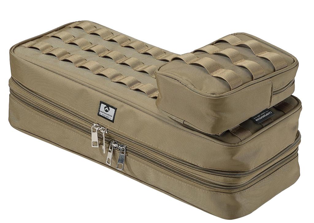 CAMPING MOON Camping Peg, Peg Hammer, Lantern Storage Case, 40cm Toolbox Bag, Goal Zero Pouch, Coyote BG-40
