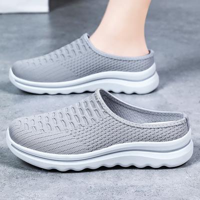 Women's Shoes Soft Soles Are Not Tired of Feet, Summer New Comfortable One-pedal Casual Shoes Breathable Shoes Children Versatile