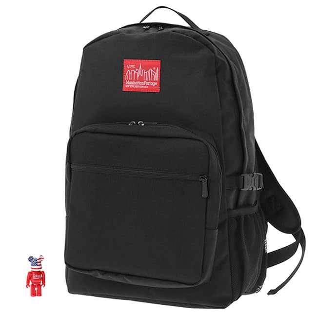 

Manhattan Portage MP2236BEARBRICK23 Townsend Backpack with BEARBRICK 2023 Black, Large