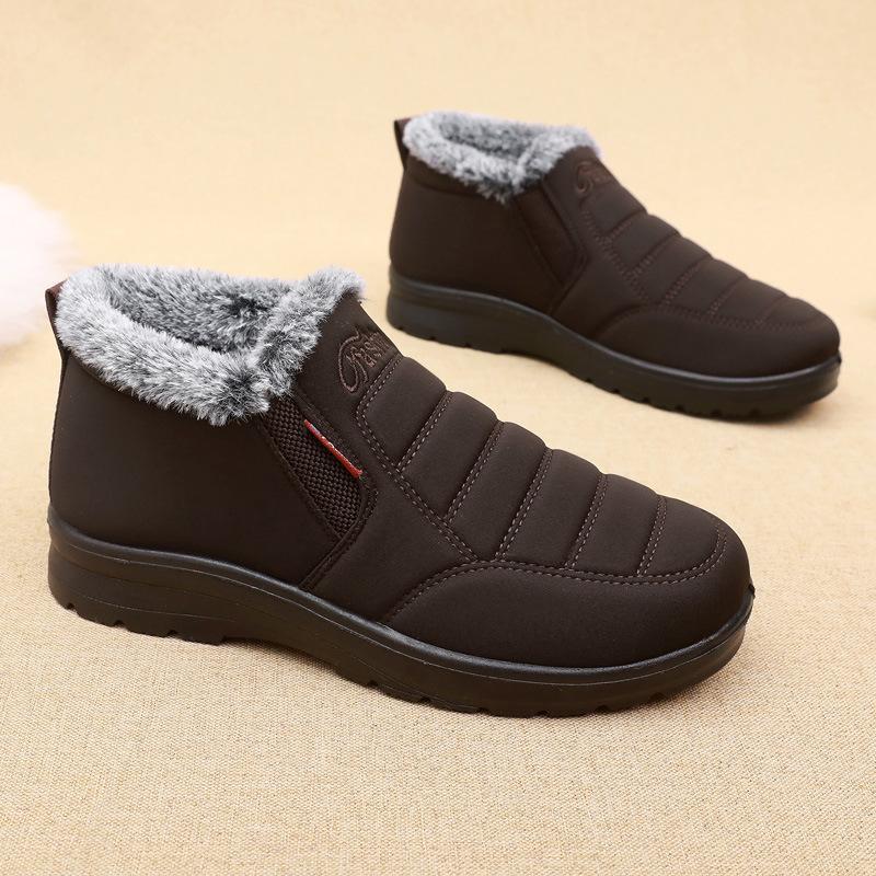 

Мужские хлопковые ботинки Winter Plus Velvet Keep Warm Нескользящие повседневные хлопковые ботинки Удобные износостойкие легкие хлопковые ботинки 44 кофейный
