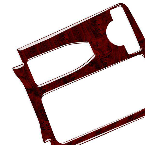 Cache-cadre de levier de vitesses en ABS imitation bois de rose pour console de voiture - 1 pièce