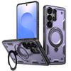 case for Samsung S26 S25 S24 S23 S22 ultra 360 degree rotating pivot magnetic bracket phone case Anti-Fingerprint Shock Proof