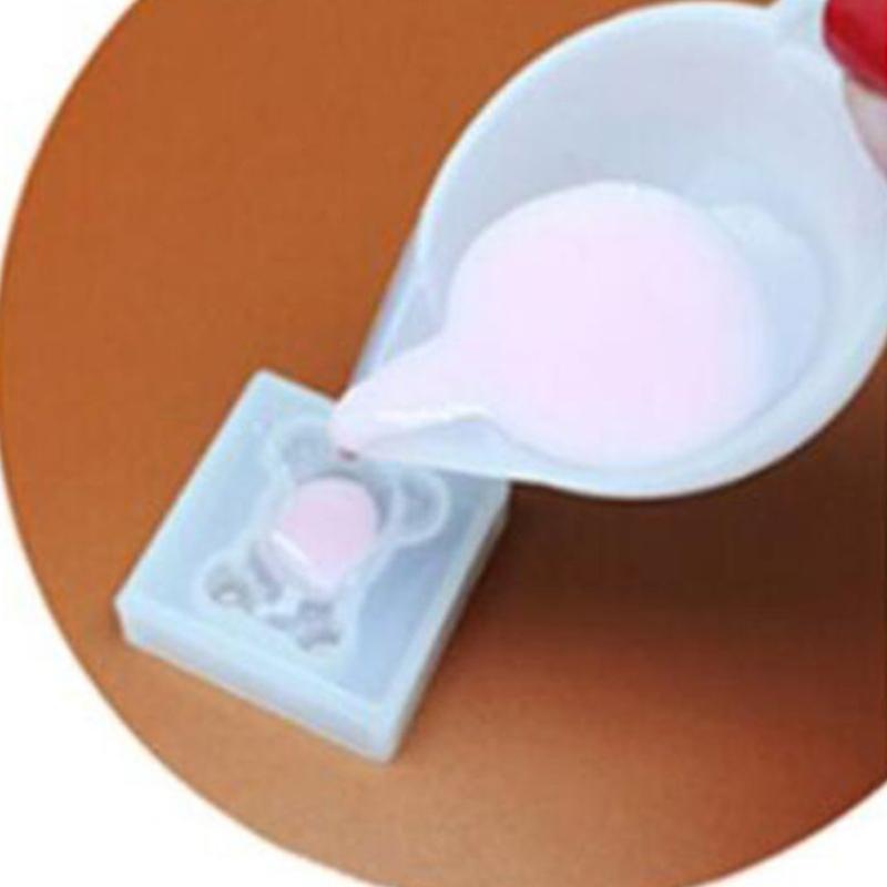 Reusable 100ml Non-Stick Measuring Cup with Precise Scale Resin Mixing Cup Card Slot Cup Dispensing Cup Epoxy Split Cup