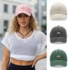 Washed Cotton Peaked Cap Visor Baseball Hats For Man Women Hiking Fishing Vacation Exploration