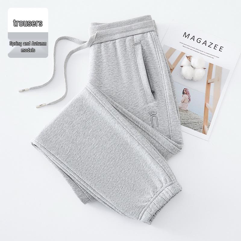 GAGN Women's Red Trendy Sweatpants - 2025 Autumn Collection, High-End, Small Size, Outdoor Sports & Casual, Cotton.