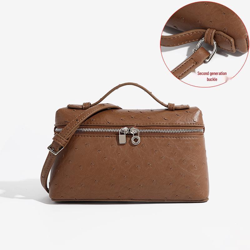 LP19 Women s Mini Lunch Box Bag, PU Leather Fashion Handbag, 2025 Gigi Style Crossbody.