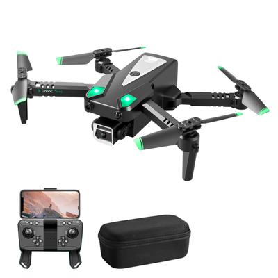 Remote Control Mini Drone with Dual Camera Foldable Headless Quadcopter with Obstacle Avoidance Function Optical Flow Positioning Highlight Light