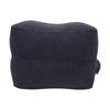 Foot Rest Pillow Inflatable Two Layer Single Air Valve PVC Flocking Portable Reducing Fatigue