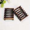 1Pcs Wooden Natural Bamboo Soap Dish Tray Holder Storage Soap Rack Plate Box Container For Bath Shower Plate Bathroom
