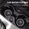 AMZ4   1/2Pcs Car Coasters Water Cup Slots Non-Slip Mat For CITY CIVIC Mugen Pilot Type R Type S Si Insight Auto Accessories