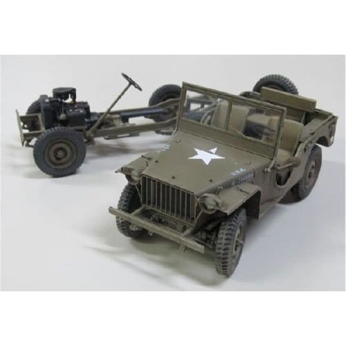 Asuka Model 1/24 American Bantam Reconnaissance Vehicle BRC Plastic Model 24-005