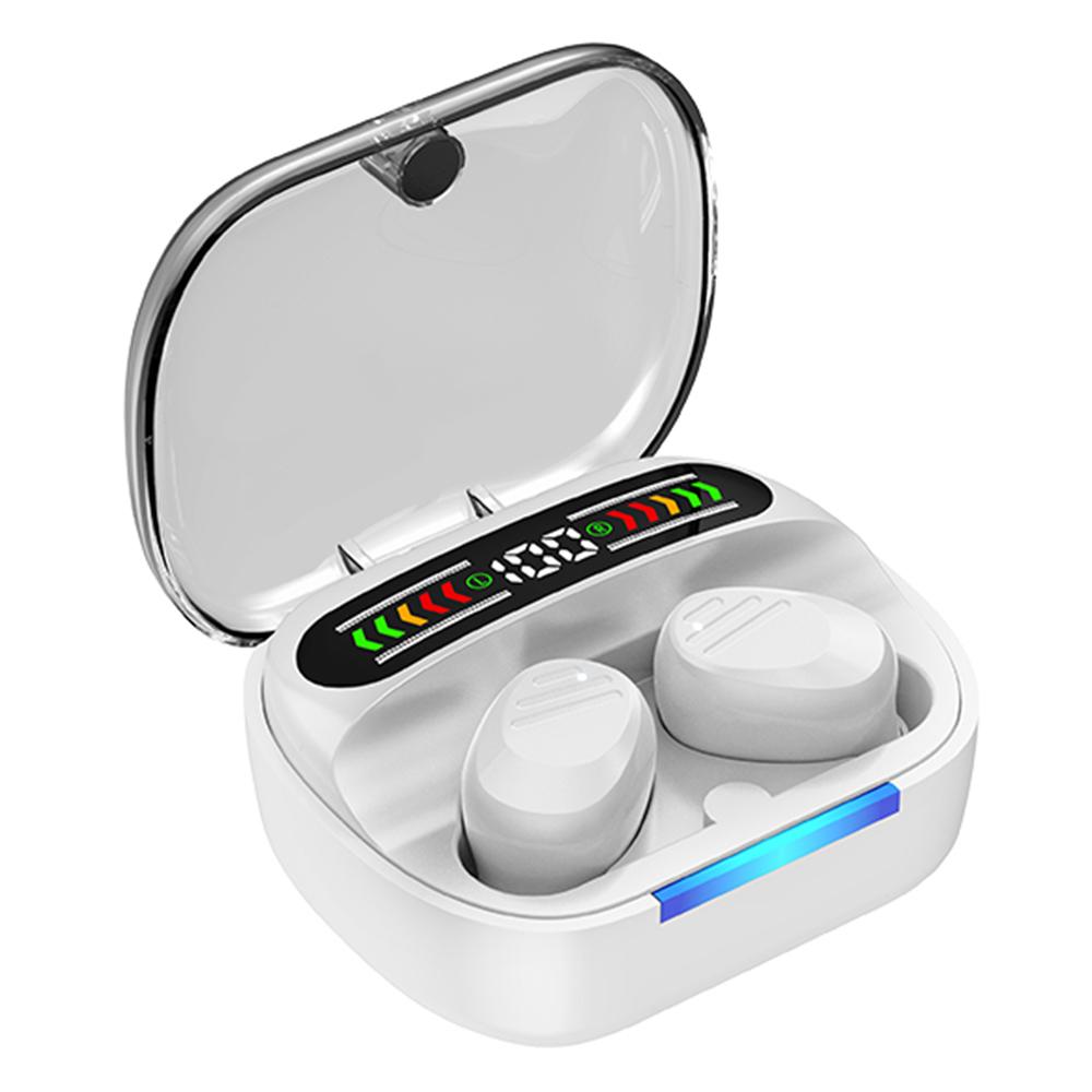 

R13 1 Pair Bluetooth-compatible Headsets Wireless In-Ear Headphones Touch Control Earphones White