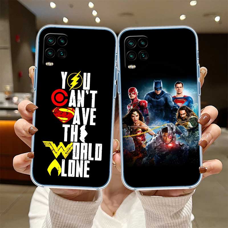 RE42 Justice league Transparent Phone Case for Motorola Moto Edge 20 30 40 50 S30 Fusion Ultra Pro Neo Lite + G200 G23