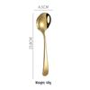 Thickened 304 Stainless Steel Long Handle Round Spoon