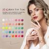 ROSALIND Nail Kits Gel Polish Set -35 Colors with Base Top Coat Nail Polishes Hybrid Semi Permanent Gel Varnishes UV/Led Cure