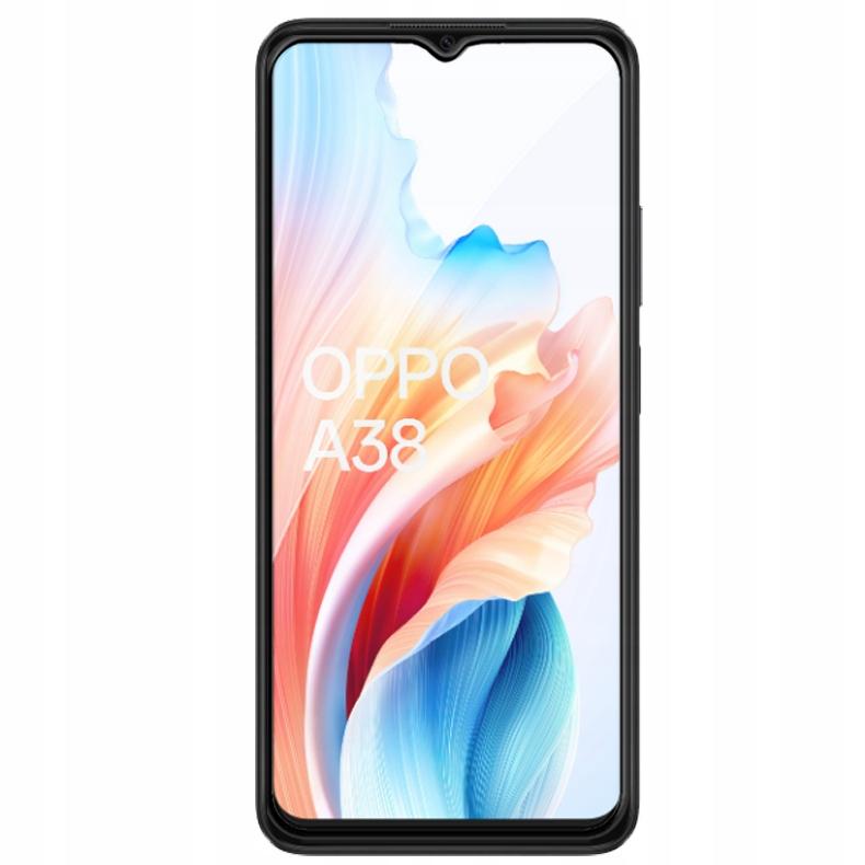 2x Tempered Glass for Oppo A38 (full Screen, Full 5D, 9H)