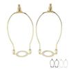2Pcs Einstellbare Lampe Schatten Harfen Halter Kit mit E26 Licht Basis Metall Lampenschirme Halter für Tisch eine
