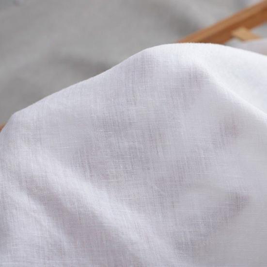 Męska koszula ze stójką, casualowa, w jednolitym kolorze, zapinana na guziki, z mieszanki bawełny, z długim rękawem, do biura, na ulicę