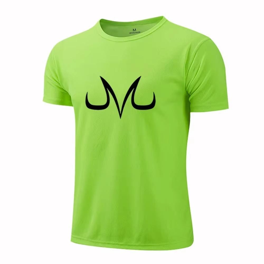 Men'S Fashionable Cartoon Element Printed Short-Sleeved T-Shirt Summer Casual Quick-Drying Sports Running Fitness Short-Sleeved