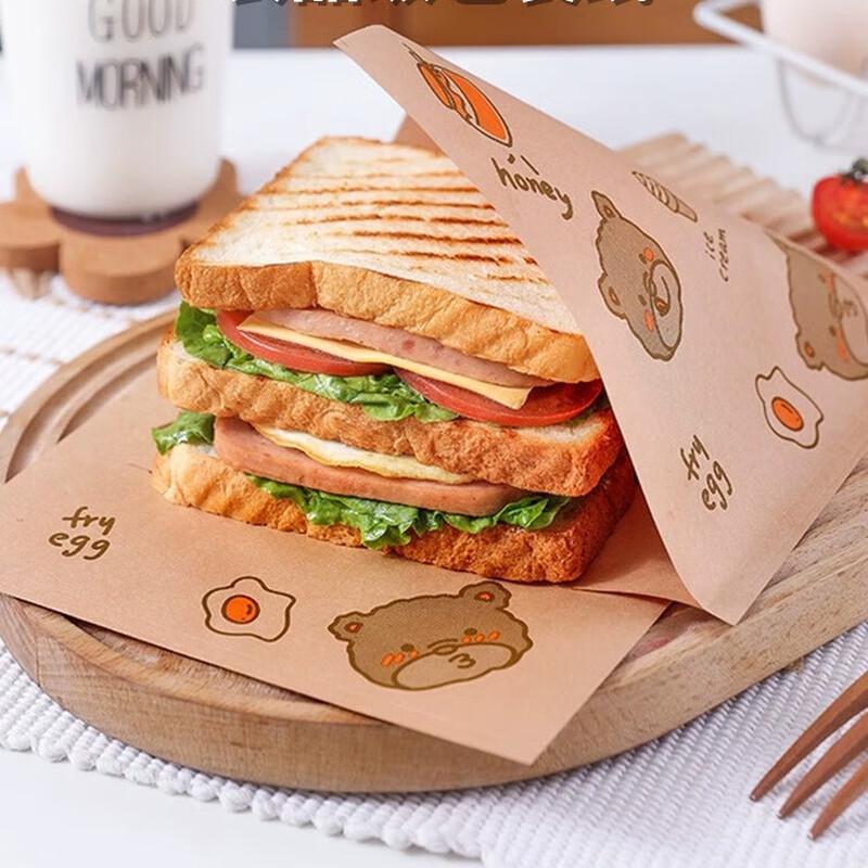 Sacchetti di Carta Greaseproof per Sandwich e Hamburger